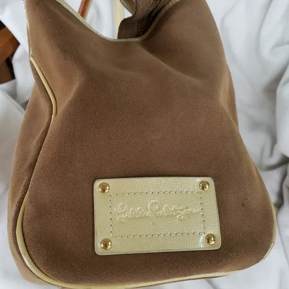Lilly Pulitzer purse suede - Picture 6 of 9